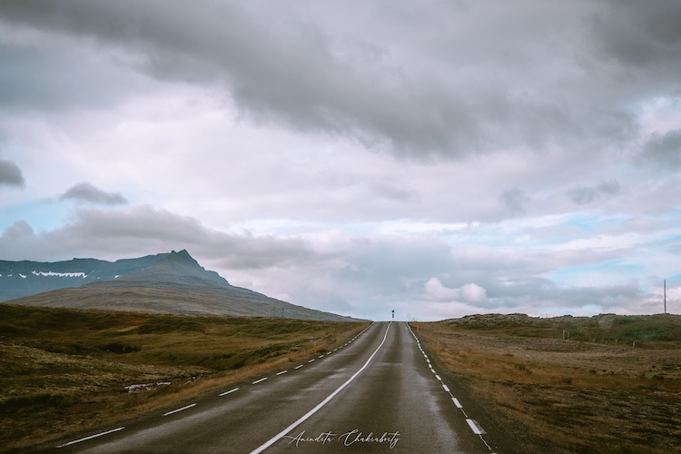 beautiful icelandic road