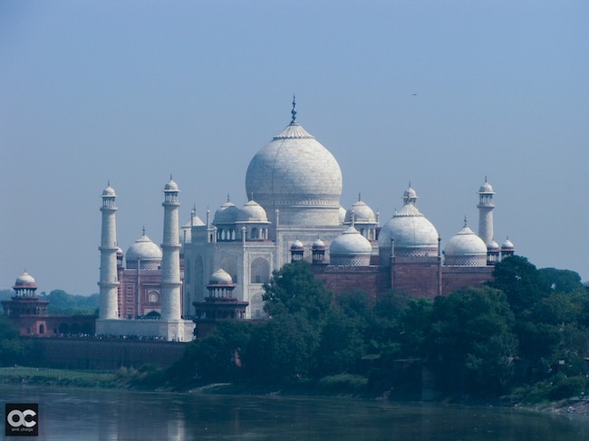 Taj Mahal from a distance