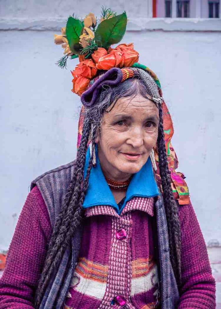 Aryan Lady at Leh Market