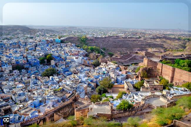 Blue houses of Jodhpur city