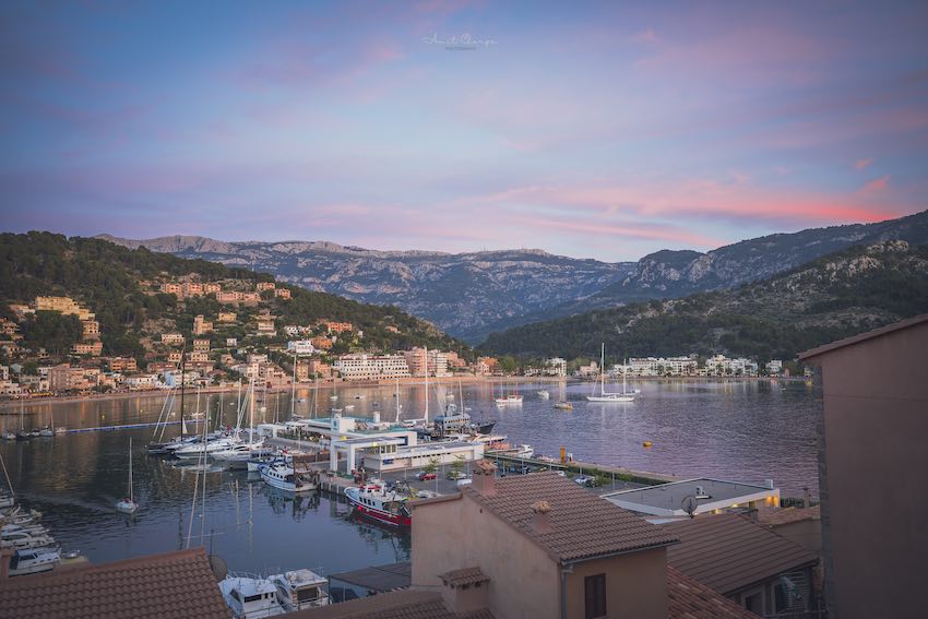 sunset at Port Soller