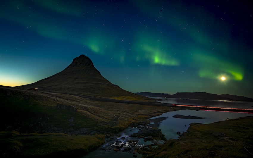 Northern Lights in Kirkjufell Iceland