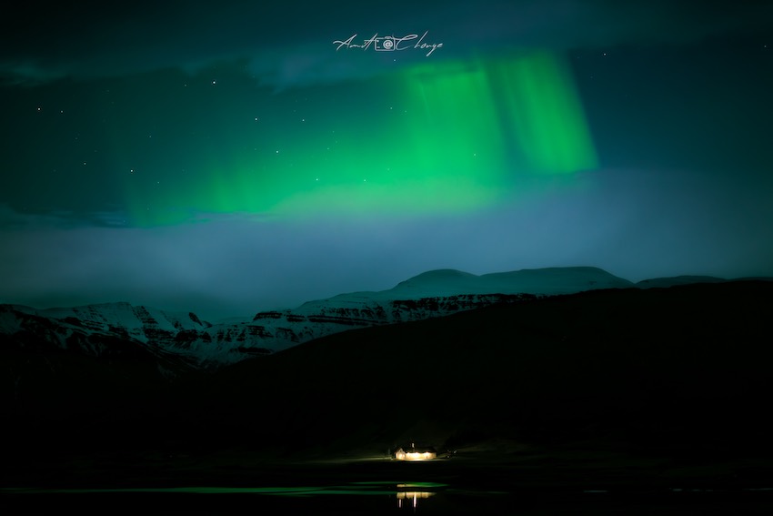 aurora borealis in iceland