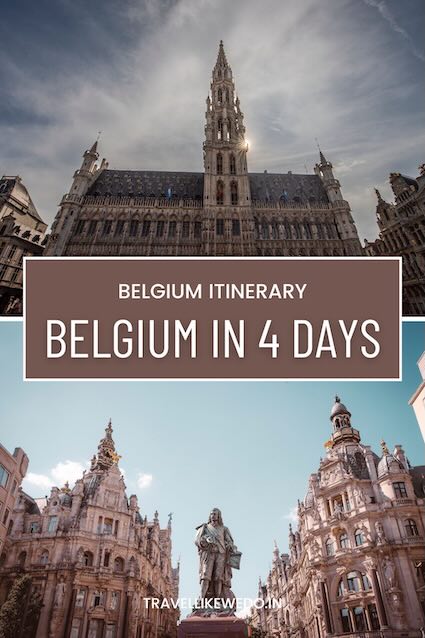 Belgium travel itinerary