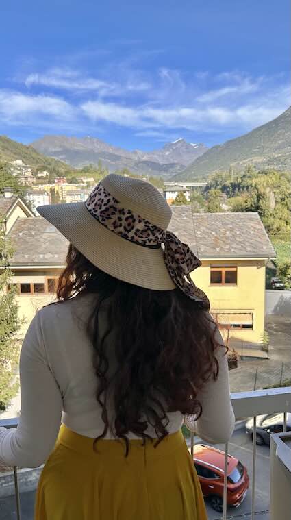 view from italian bnb